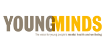 Young Minds logo and link to www.youngminds.org.uk/