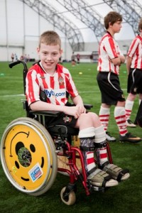 wheelchair footballer